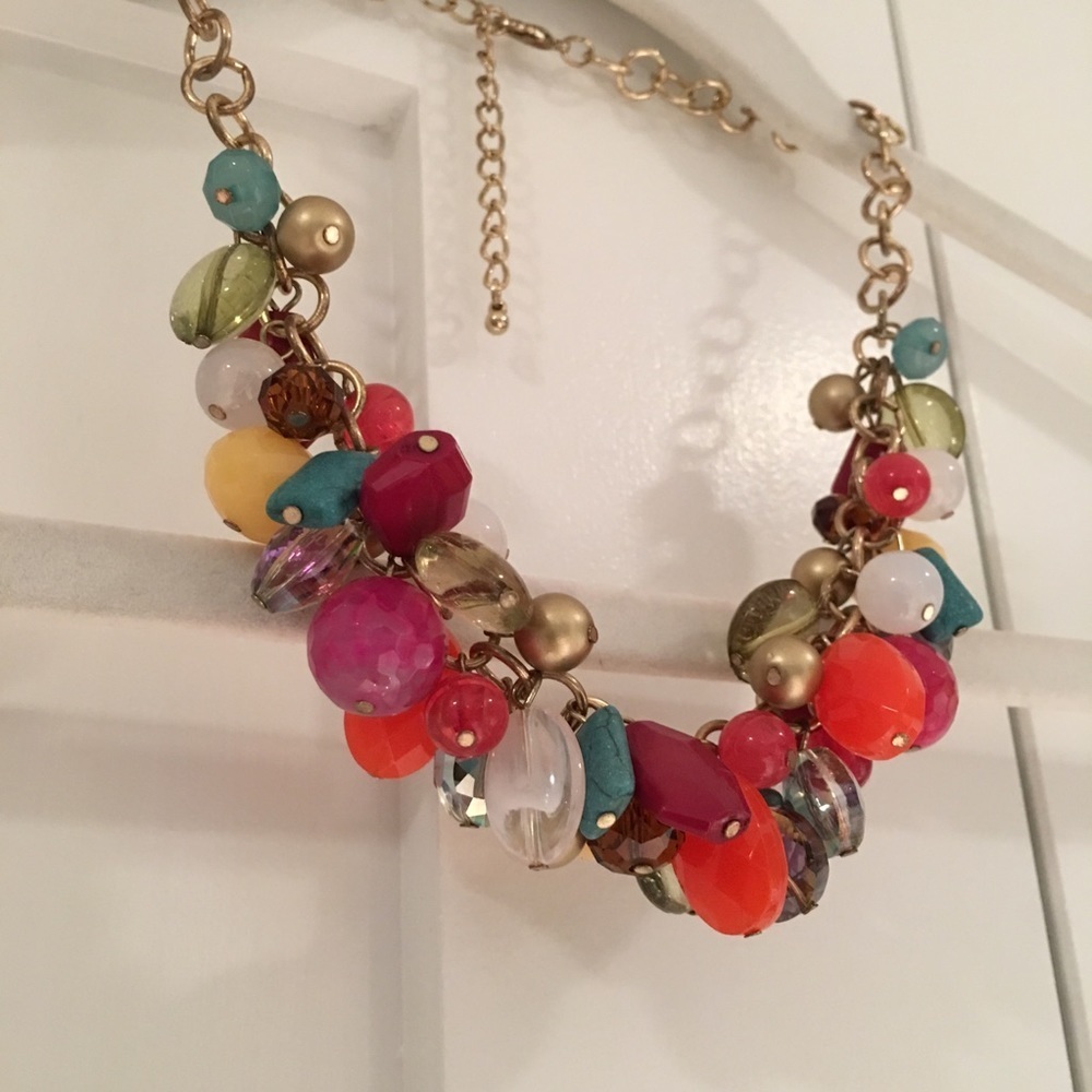 Colorful statement necklace ❤️ - Picture 3 of 5